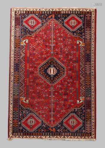 A Persian Qashgai rug, last quarter 20th century, central di...