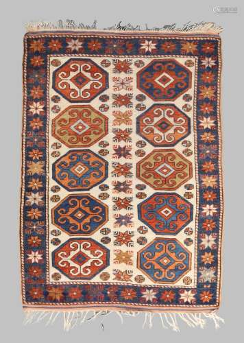 A Turkish Kozak rug, last quarter 20th century, the central ...