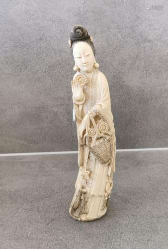 GUANYIN WITH A BASKET