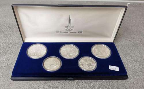 COIN SET OLYMPIC GAMES 1980