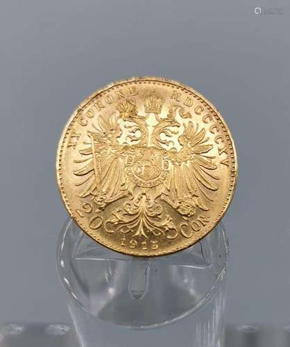 GOLD COIN AUSTRIA 20 CROONS