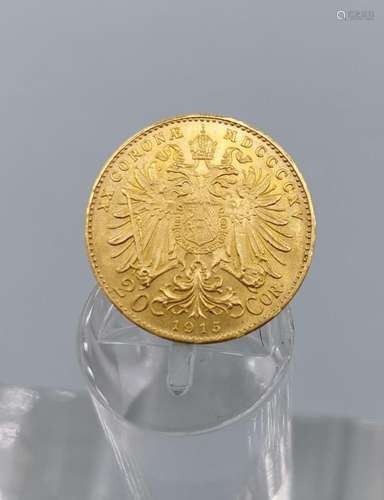 GOLD COIN AUSTRIA 20 CROONS