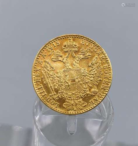 GOLD COIN 1 DUKAT AUSTRIA-HUNGARY