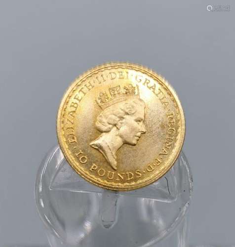 GOLD COIN 10 PUND ENGLAND