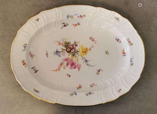 LARGE MEISSEN PLATE