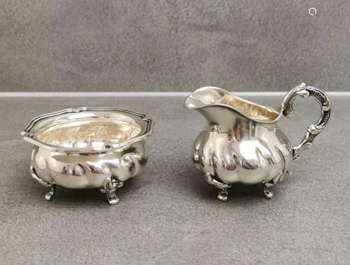 MILK POT AND SUGAR POT