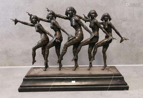 SCULPTURE: "ART DÉCO DANCERS"