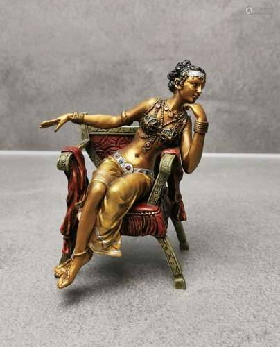 SCULPTURE "SITTING ODALISQUE"