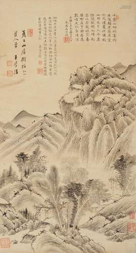 WANG XUEHAO (1754-1832) Landscape, 1895