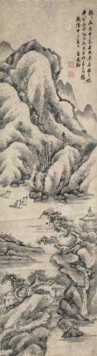 ATTRIBUTED TO GAO FENGHAN (1683-1748) Ink Landscape