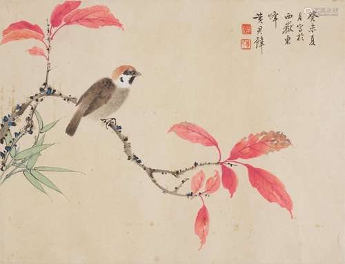 HUANG JUNBI (1899-1991) Flowers and Bird