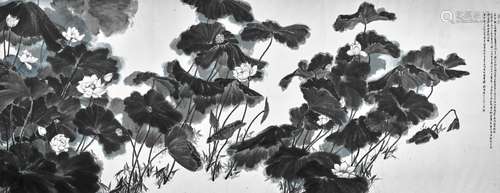 LIU YONG (B. 1949)   Graceful Lotus, Elegant Poetry, 2014 (2...