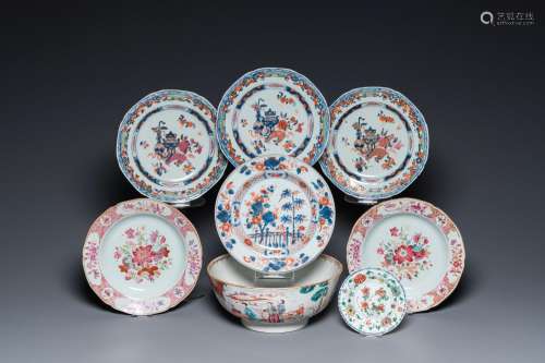 A varied collection of Chinese porcelain, Kangxi/Qianlong