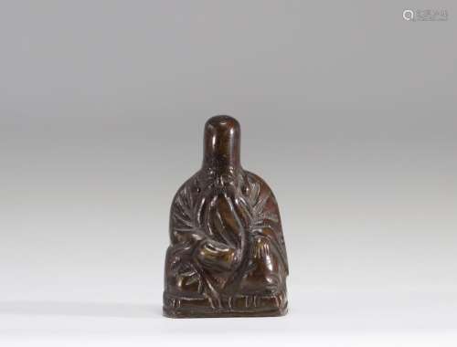 Bronze représentant fukurokuju provenant du Japon et d\'époq...