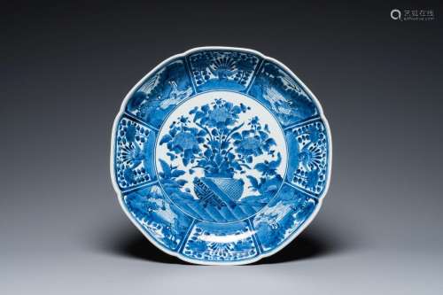 A Japanese Arita blue and white dish, Edo, 18th C.