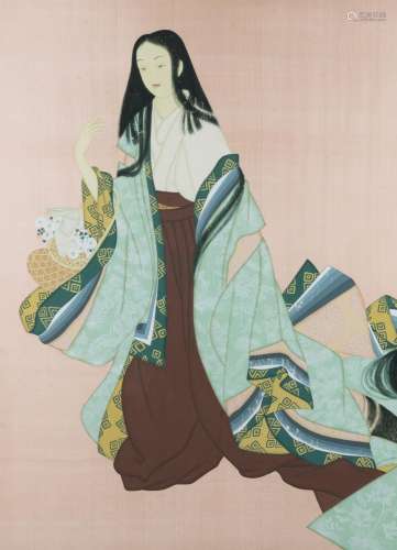 Japanese school, follower of Uemura Shoen (1875-1949): 'Youn...