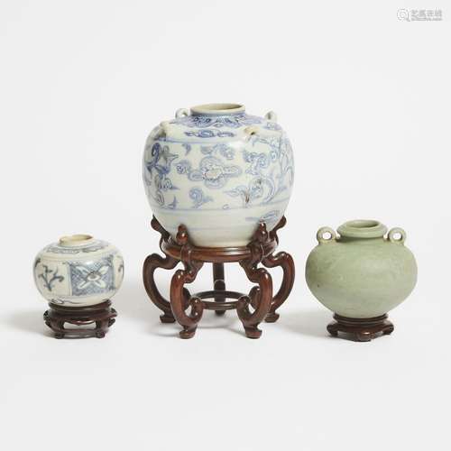 A Group of Three Chinese Export Jars for the Southeast Asian...