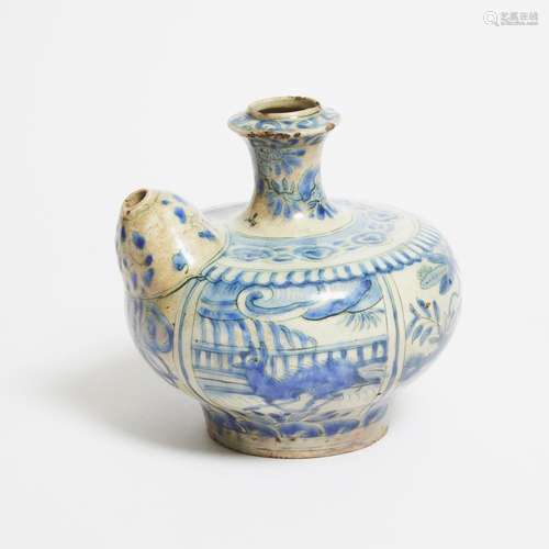 A Safavid Blue and White Kendi, Persia, 17th Century, 十七世...