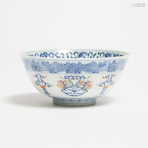 A Fine Doucai 'Floral' Bowl, Tongzhi Mark and Period (1862-1...