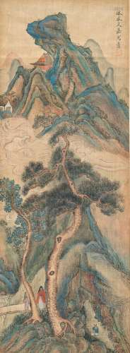 A CHINESE ‘LANDSCAPE’ PAINTING, LATE QING