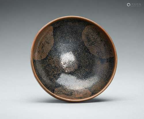 A HENAN BLACK GLAZED RUSSET SPLASHED BOWL, SONG STYLE