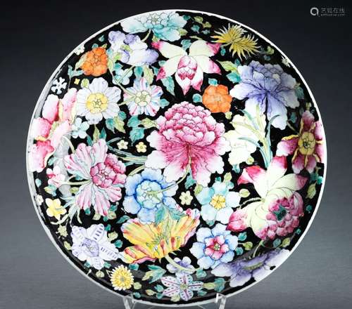 A ‘MILLE-FLEURS’ PORCELAIN DISH, GUANGXU MARK AND PERIOD