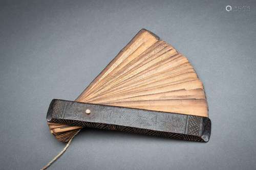 A BURMESE PALM LEAF MANUSCRIPT