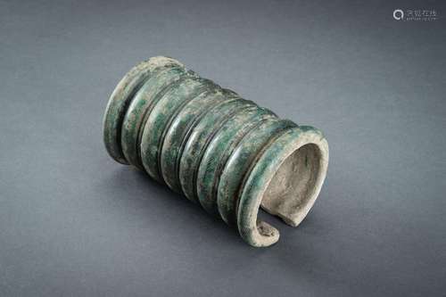 A BRONZE BRACELET, DONG SON