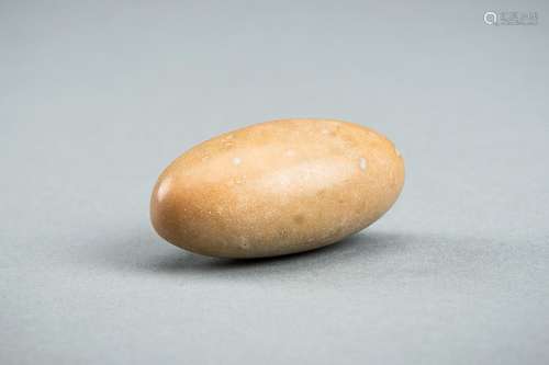 A MOONSHINE STONE ‘EGG’ GLOWING IN THE DARK