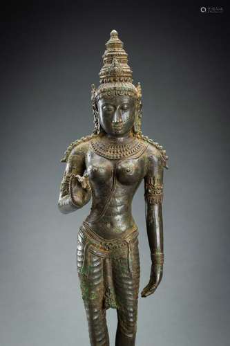 A JAVANESE BRONZE FIGURE OF UMA