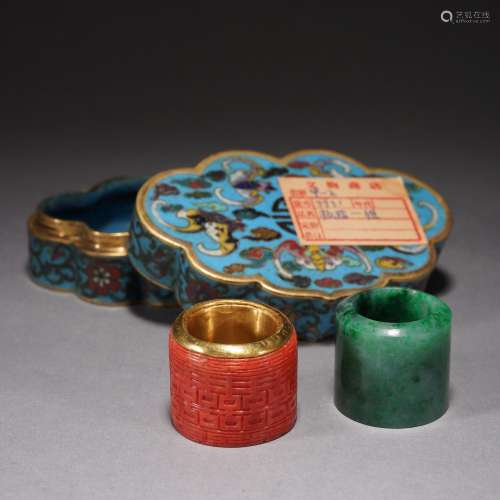 A SET OF ARCHERS RINGS,QING