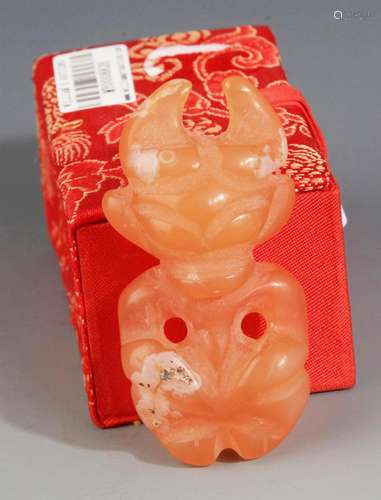 A FINE OLD JADE FIGURE