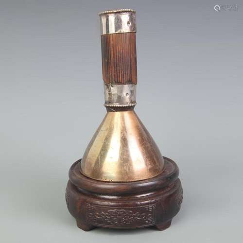 A FINE TIBETAN BUDDHISM BRONZE BELL