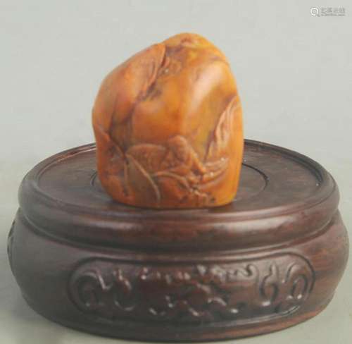 A FINE TIAN HUANG STONE SEAL