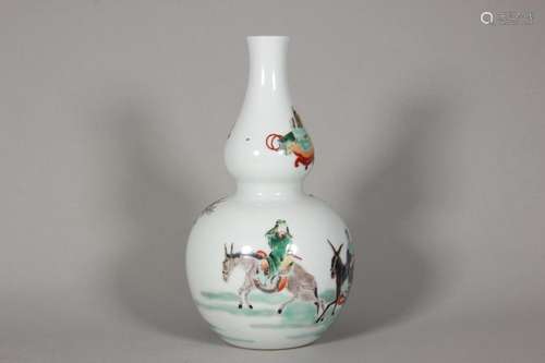 Colorful Haoran Plum Hunting Gourd Bottle