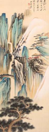 Zhang Daqian's Landscape Figures