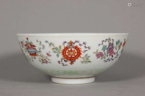 Pastel Eight Treasures Bowl