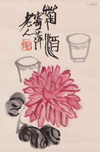 Qi Baishi flower painting