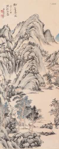 Zhang Daqian's landscape painting