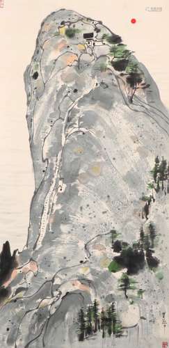 Wu Guanzhong's Jiangnan water town map