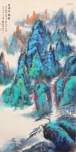 Liu Haisu's picture of Huangshan Qifeng