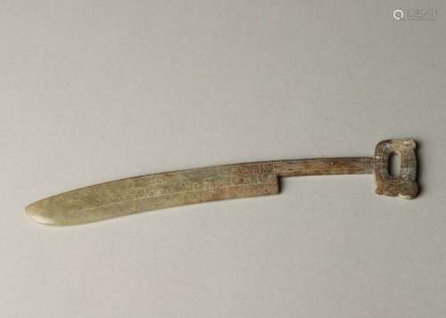 A jade dagger,Han Dynasty,China