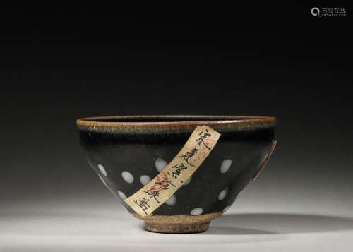 A Jian kiln spotted porcelain cup,Song Dynasty,China