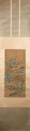 A Chinese landscape painting, Song Huizong mark