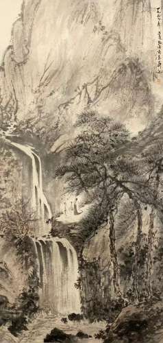 Fu Baoshi's landscape painting