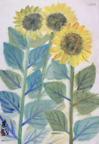 Lin Fengmian Sunflower