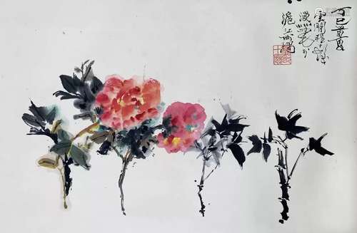 Cheng Shifa's flower painting