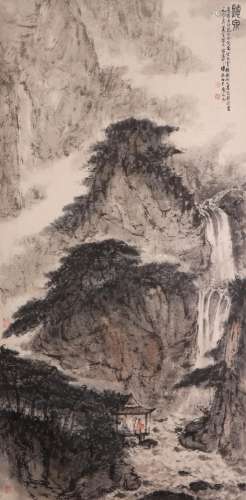 Fu Baoshi's landscape painting