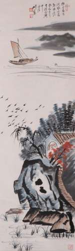 Hu Ruosi's landscape painting