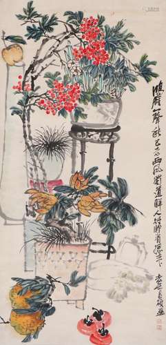 Flower picture of Wu Changshuo